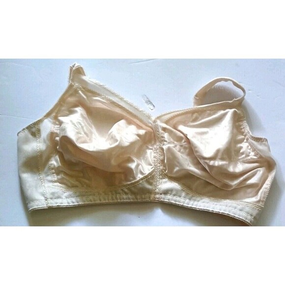 Playtex 18 Hour Bra Size 48DDD Beige Wireless Bullet Comfort Padded Straps 4693 - Picture 4 of 6